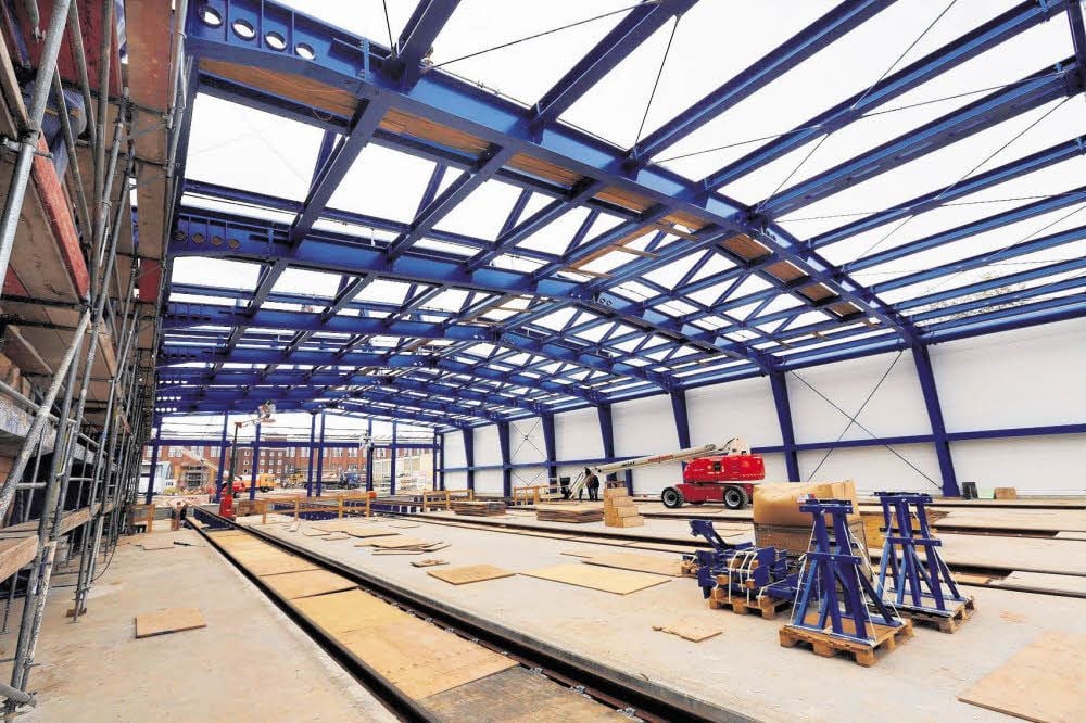Mehrere Millionen kostet die neue Halle. Sie ist in Europa ein Unikat.