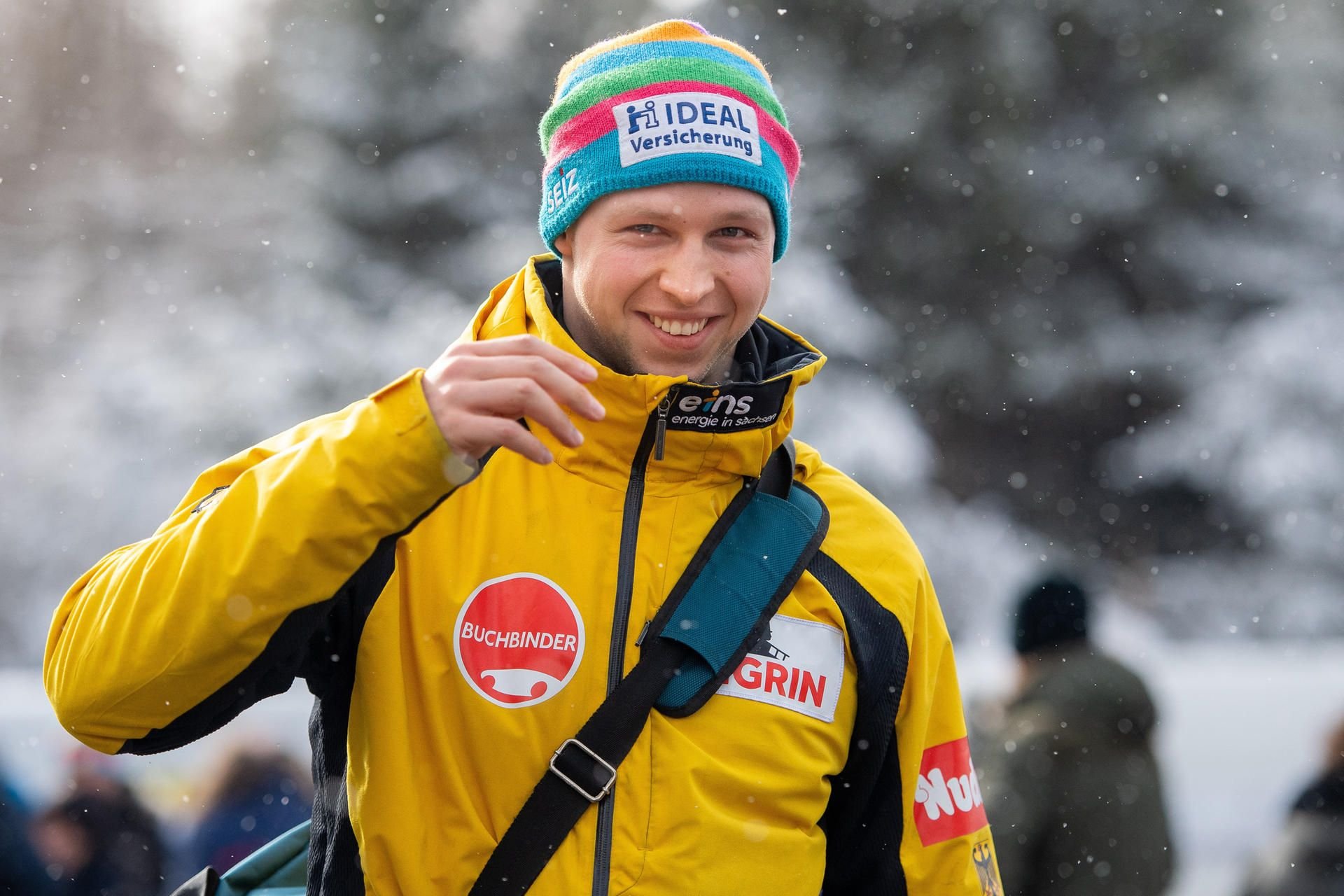 Bob-Anschieber Alexander Schüller vom SV Halle bei der WM in Altenberg.