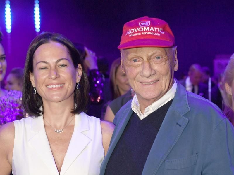 Die Eheleute Birgit und Niki Lauda. Foto: Felix Hörhager