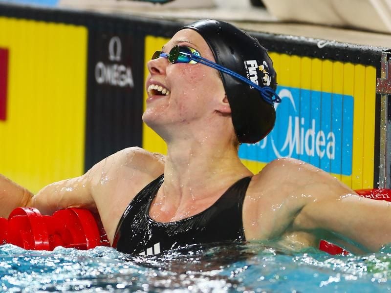 Gewann 2008 Olympia-Gold in Peking: Britta Steffens. Foto: picture alliance / dpa