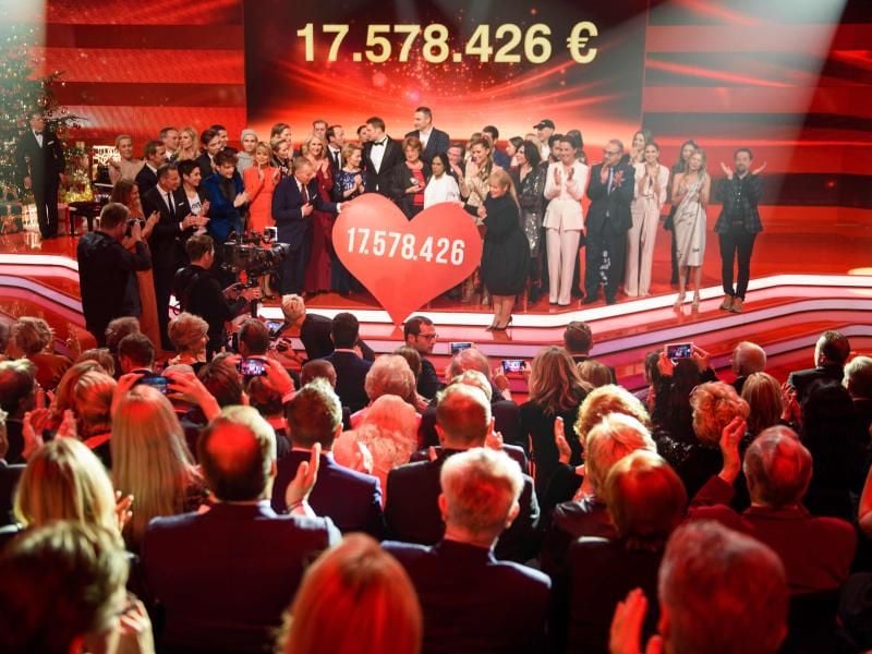 Es wurden Millionen gesammelt. Foto: Gregor Fischer