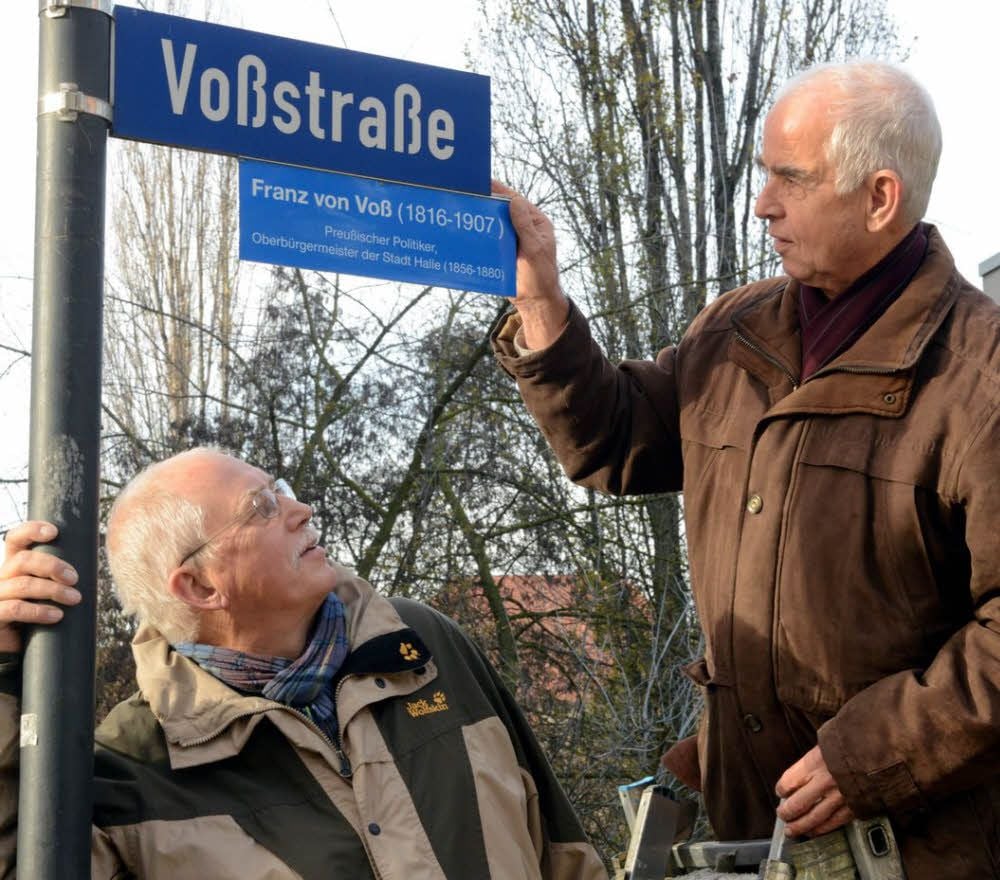 Voß (Ralf-Friedrich) und Voß (Gotthard) in der Voßstraße