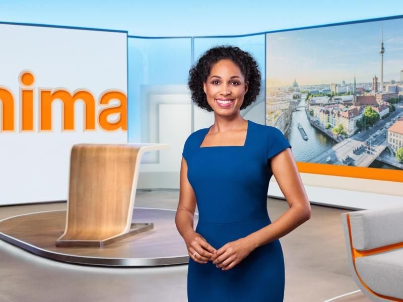 Jana Pareigis ist die Hauptmoderatorin des „ZDF-Mittagsmagazins”. Foto: Marcus Höhn/ZDF