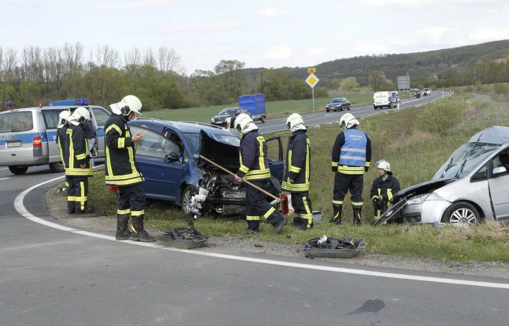 Unfall mit zwei Verletzten im April 2016