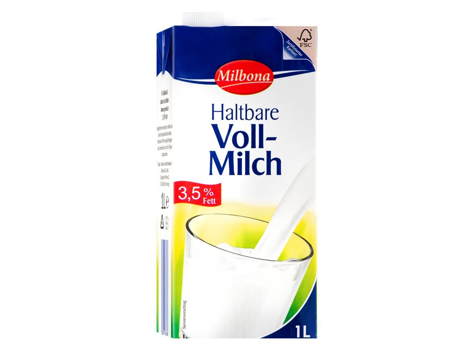 Kunden sollen die „Milbona Haltbare Vollmilch 3,5 % Fett, 1 L“ auf gar keinen Fall verzehren und umgehend zurückbringen.