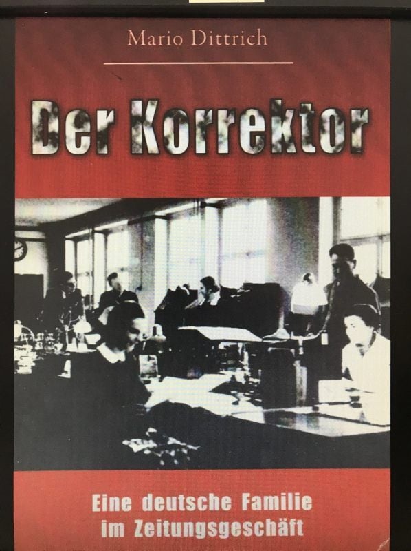 „Der Korrektor“ von Mario Dittrich, Buch-Cover
