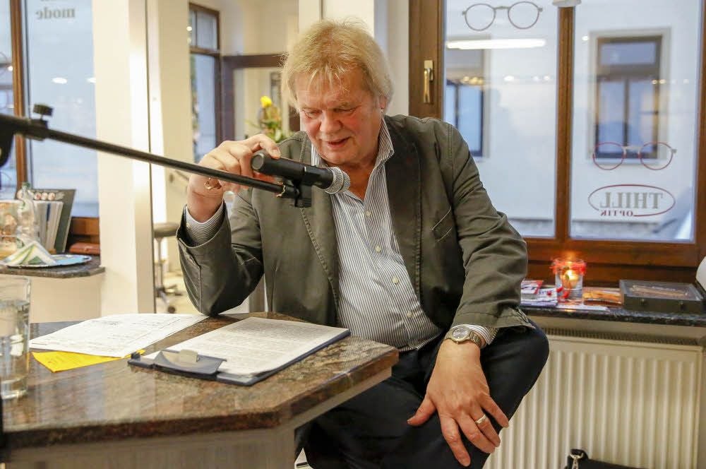 Michael Bark während seiner Lesung