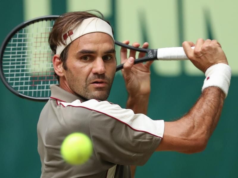 Konnte im Achtelfinale den Spanier Roberto Bautista niederringen: Roger Federer. Foto: Friso Gentsch