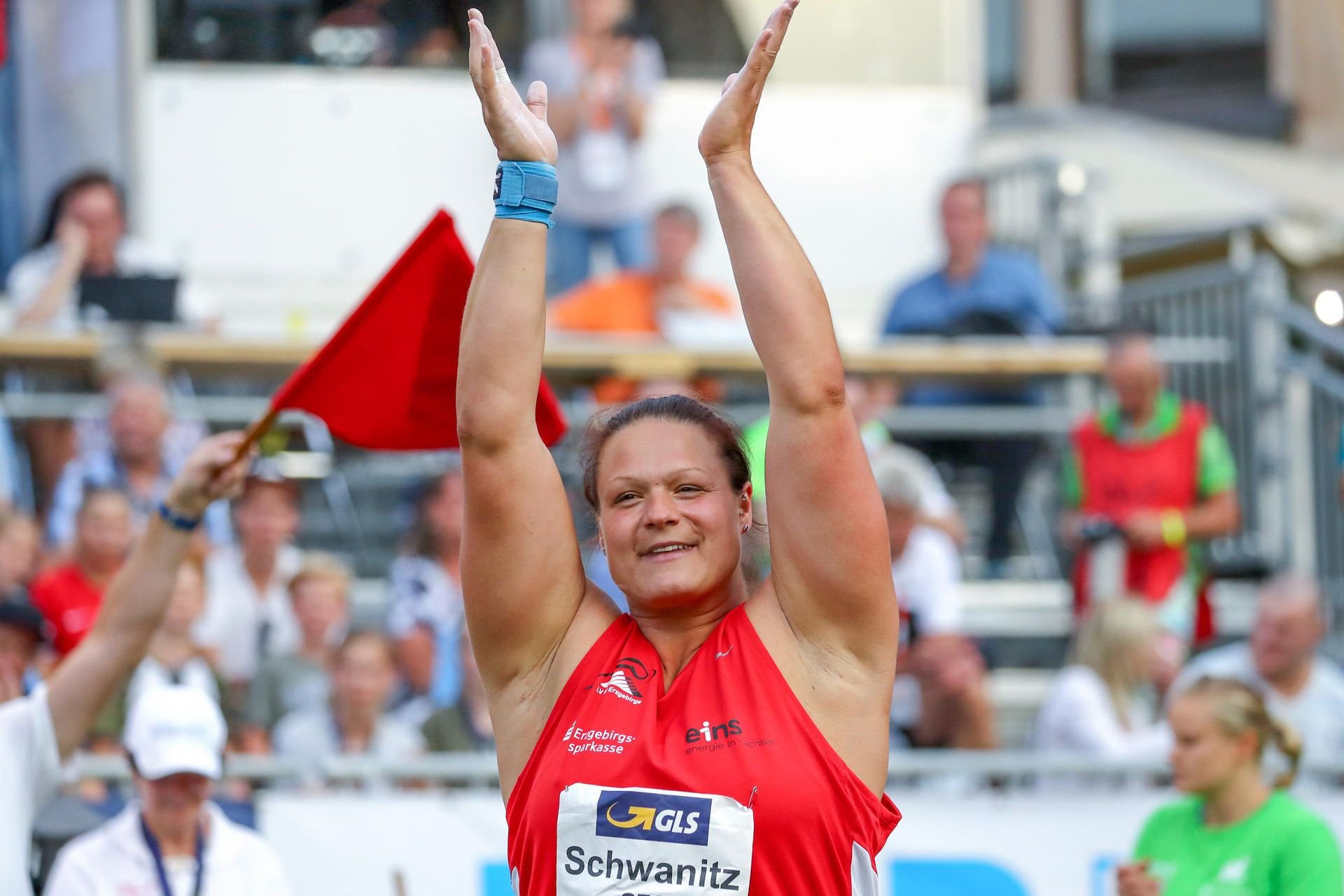 Kugelstoß-Europameisterin Christina Schwanitz