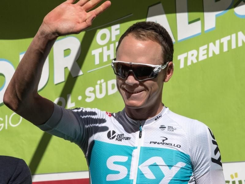Umstrittener Star beim 101. Giro d'Italia: Christopher Froome. Foto: Expa/Reinhard Eisenbauer/APA