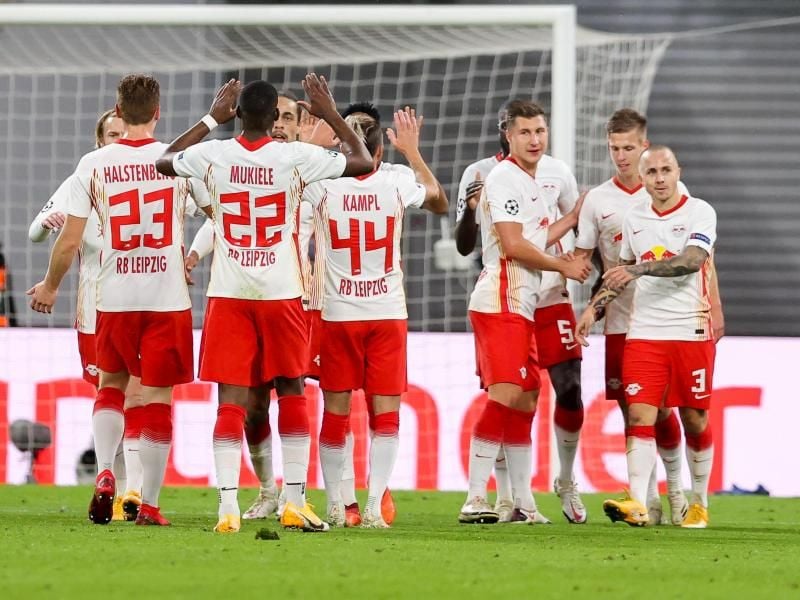 RB Leipzig hatte mit Istanbul Basaksehir keine großen Probleme. Foto: Jan Woitas/dpa-Zentralbild/dpa