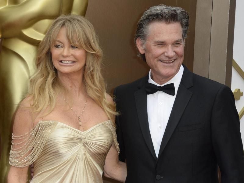 Das Schauspieler-Paar Kurt Russell (r) und Goldie Hawn bekommen Sterne. Foto: Mike Nelson