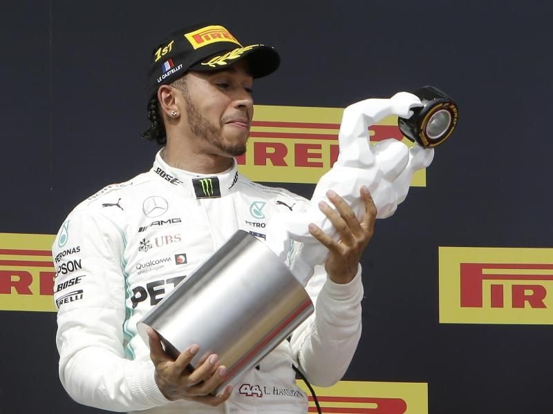 Auch beim Grand Prix von Frankreich hat Lewis Hamilton die Konkurrenz hinter sich gelassen. Foto: Claude Paris/AP