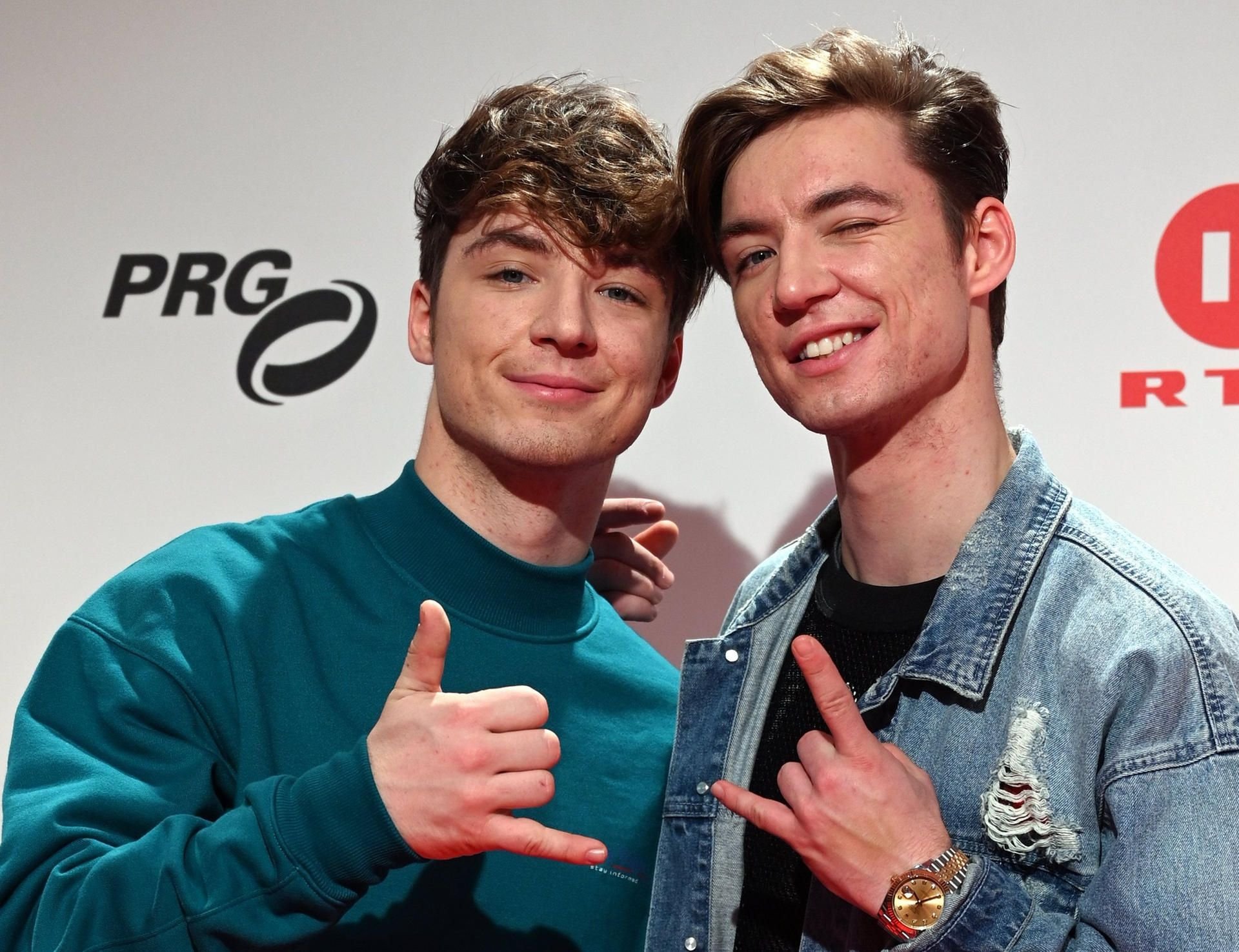 Zwillingsbrüdern Heiko (r) und Roman Lochmann alias "Die Lochis"