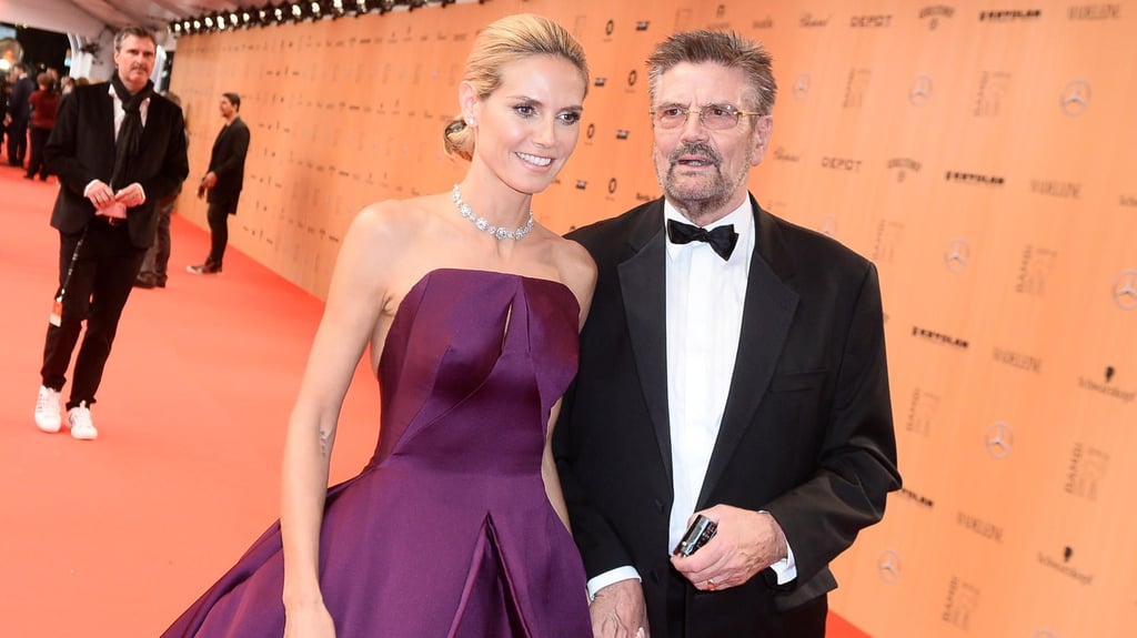Model Heidi Klum und ihr Vater Günther bei der Bambi-Verleihung 2015.
