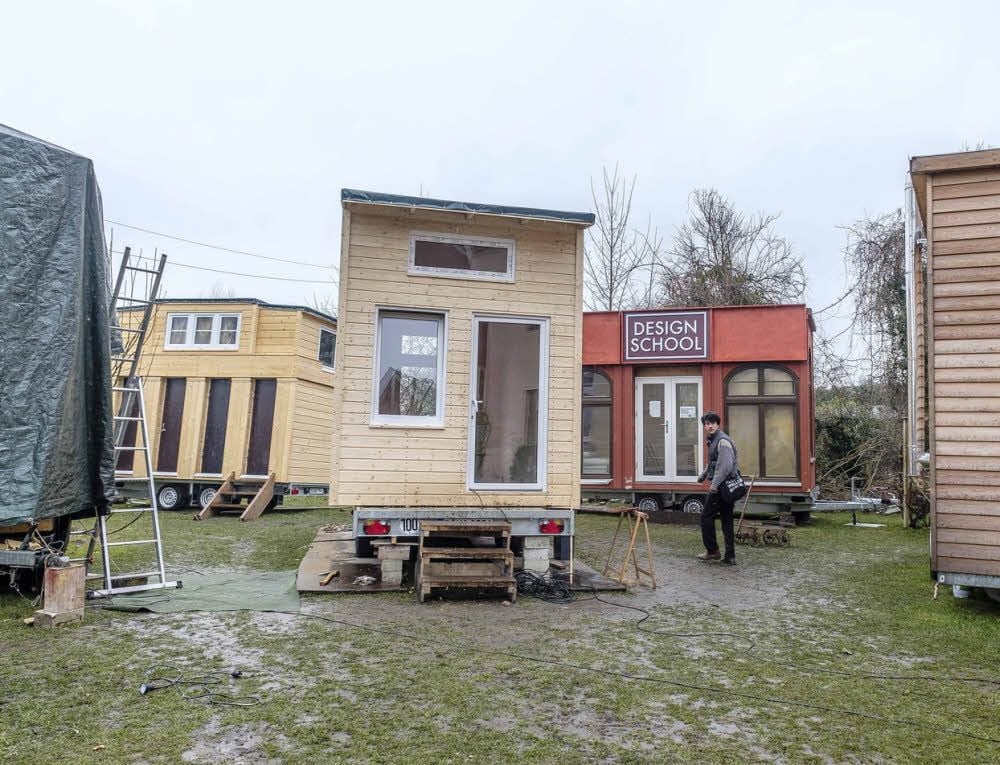 Minihäuser in Cranachs Garten: Am 5. April wird das Tiny House Village offiziell eröffnet.