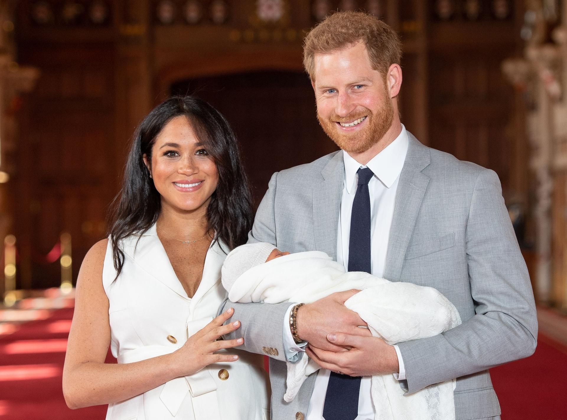 Meghan und Harry mit Baby Archie