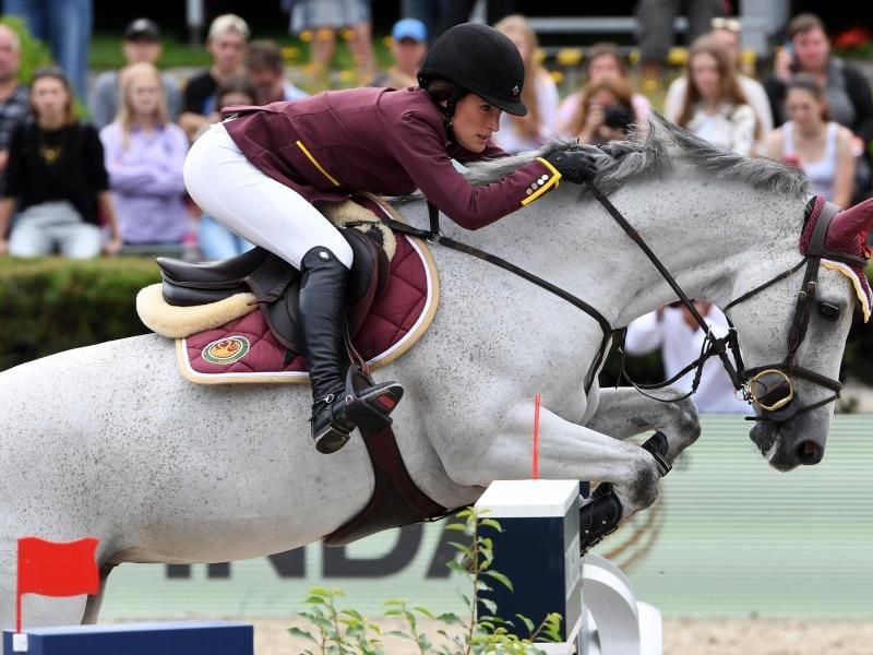 Reitet in Berlin: Jessica Springsteen. Foto: Maurizio Gambarini