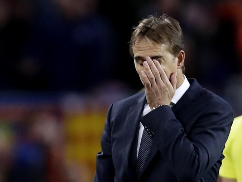 Muss der Trainer von Real Madrid, Julen Lopetegui, seinen Hut nehmen? Foto: Manu Fernandez/AP
