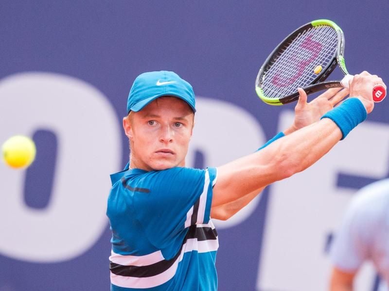 Der Oranienburger Tennisprofi Rudi Molleker verpasst wohl das Wimbledon-Turnier. Foto: Daniel Bockwoldt