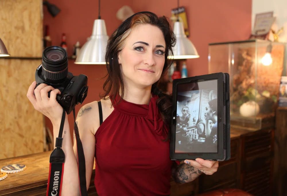 Friseurin Susanne Richter beschäftigt sich auch als Fotokünstlerin und möchte gern eine Ausstellung machen.