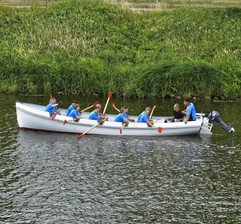 Rudertraining im Leopoldshafen