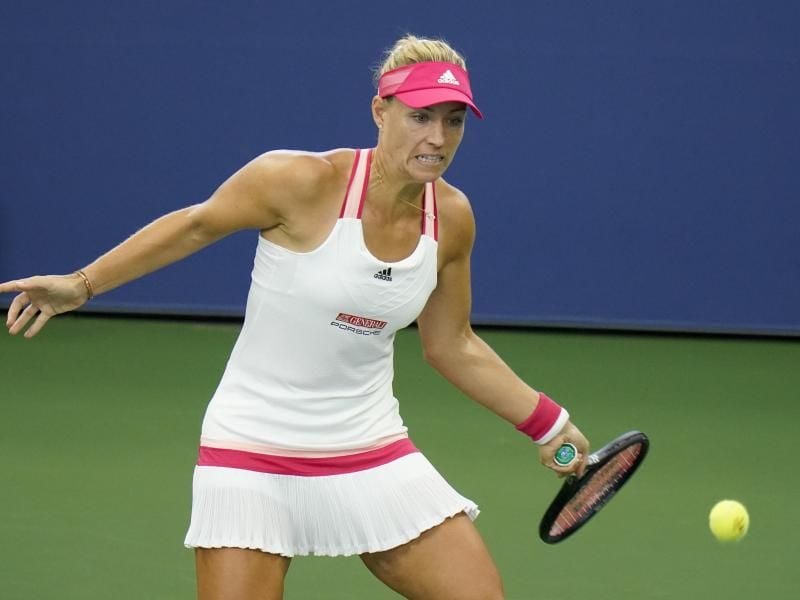 Steht bei den US Open in der dritten Runde: Angelique Kerber. Foto: Seth Wenig/AP/dpa