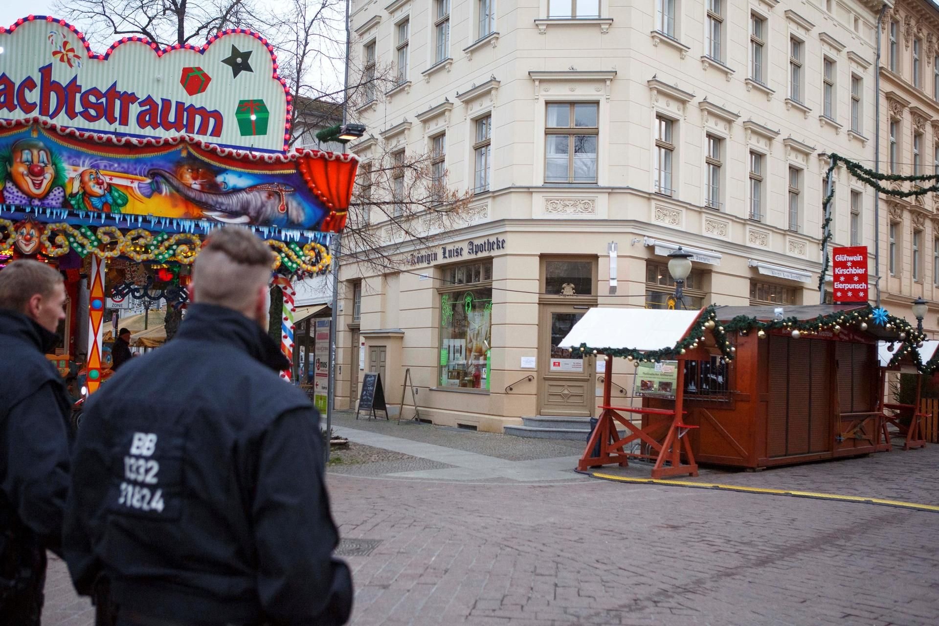 Polizisten zeigen nun in Potsdam verstärkt Präsenz.