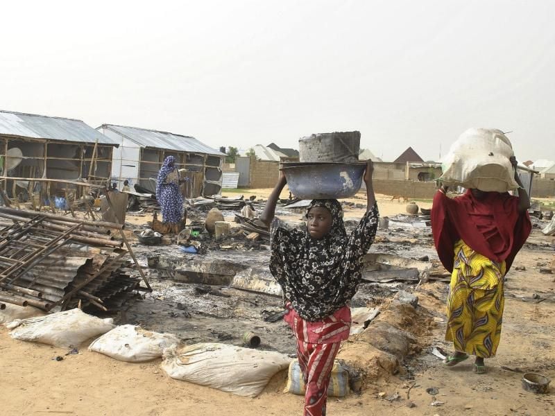Die humanitäre Krise im ohnehin armen Nordosten von Nigeria wurde durch den Terrorfeldzug von Boko Haram ausgelöst. Foto: Jossy Ola