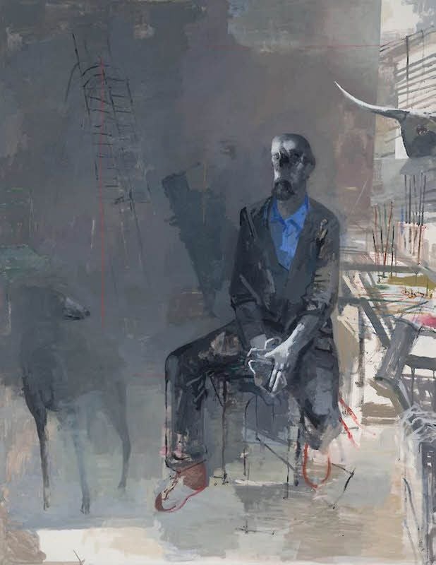 Arno Rink: „Atelier IV“, 2012, Privatbesitz
