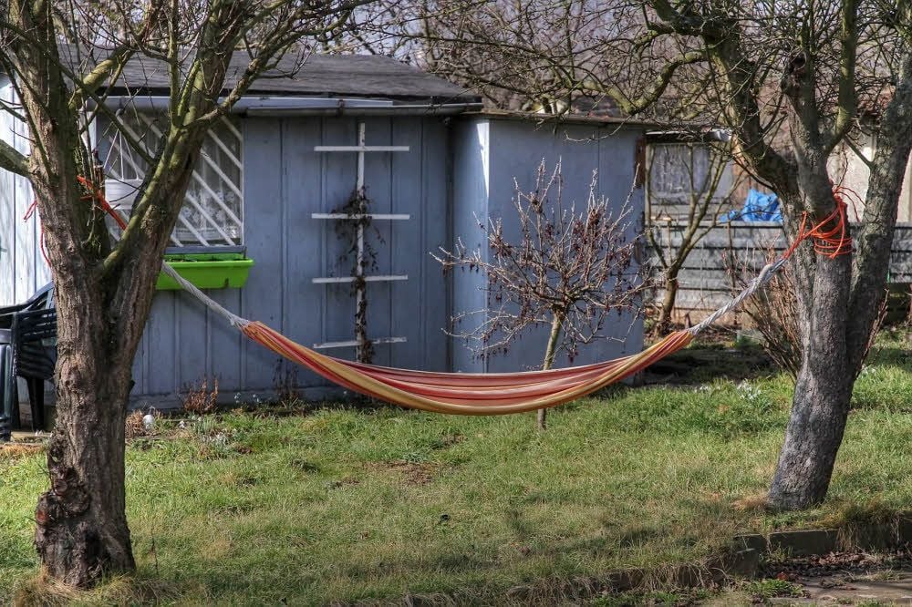 Blick in Kleingarten