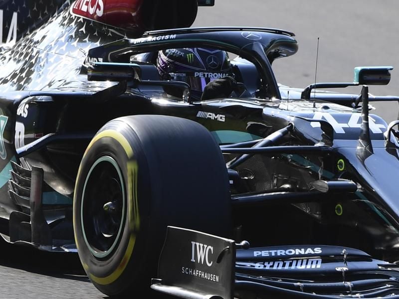 Favorit auf die Pole in Monza: Mercedes-Pilot Lewis Hamilton. Foto: Jennifer Lorenzini/POOL REUTERS/AP/dpa