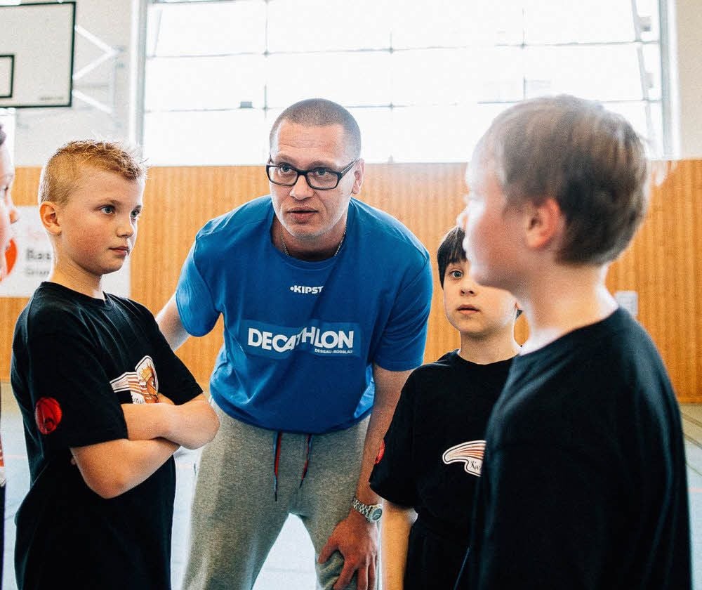 Mit vollem Engagement dabei: Thomas Brennecke.