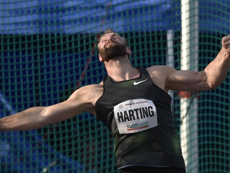 Musste sich in Ostrava mit Platz drei zufrieden geben: Diskuswurf-Olympiasieger Robert Harting. Foto: Jaroslav Ožana/CTK