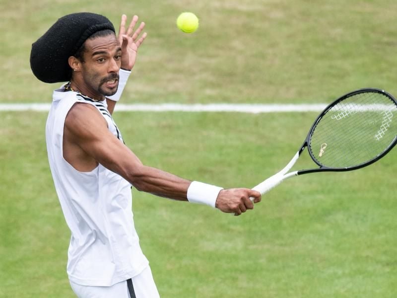 Dustin Brown schied dagegen aus. Foto: Silas Stein