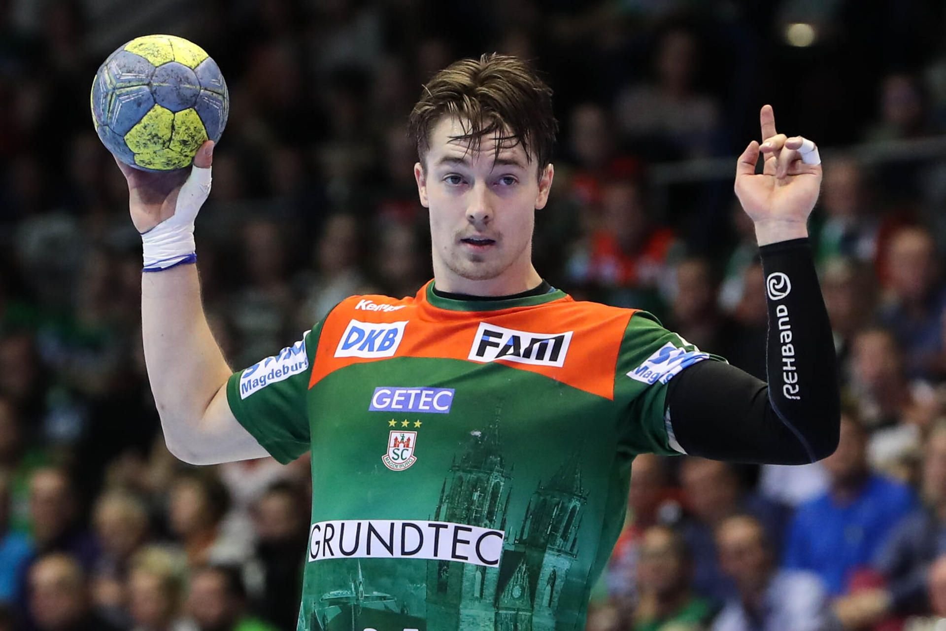 Michael Damgaard ist mit dem SC Magdeburg gegen Flensburg gefordert.