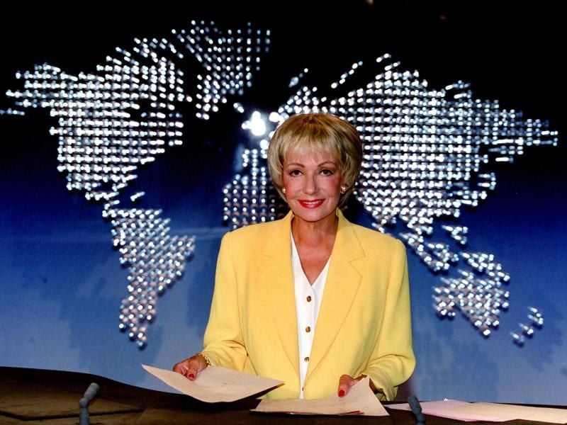 Dagmar Berghoff moderiert als eine der ersten Frauen die ARD-„Tagesschau”. Foto: Stefan Hesse