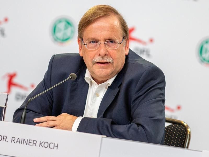 Warnt vor unseriösen Prognosen in der Corona-Krise: DFB-Vizepräsident Rainer Koch. Foto: Andreas Gora/dpa