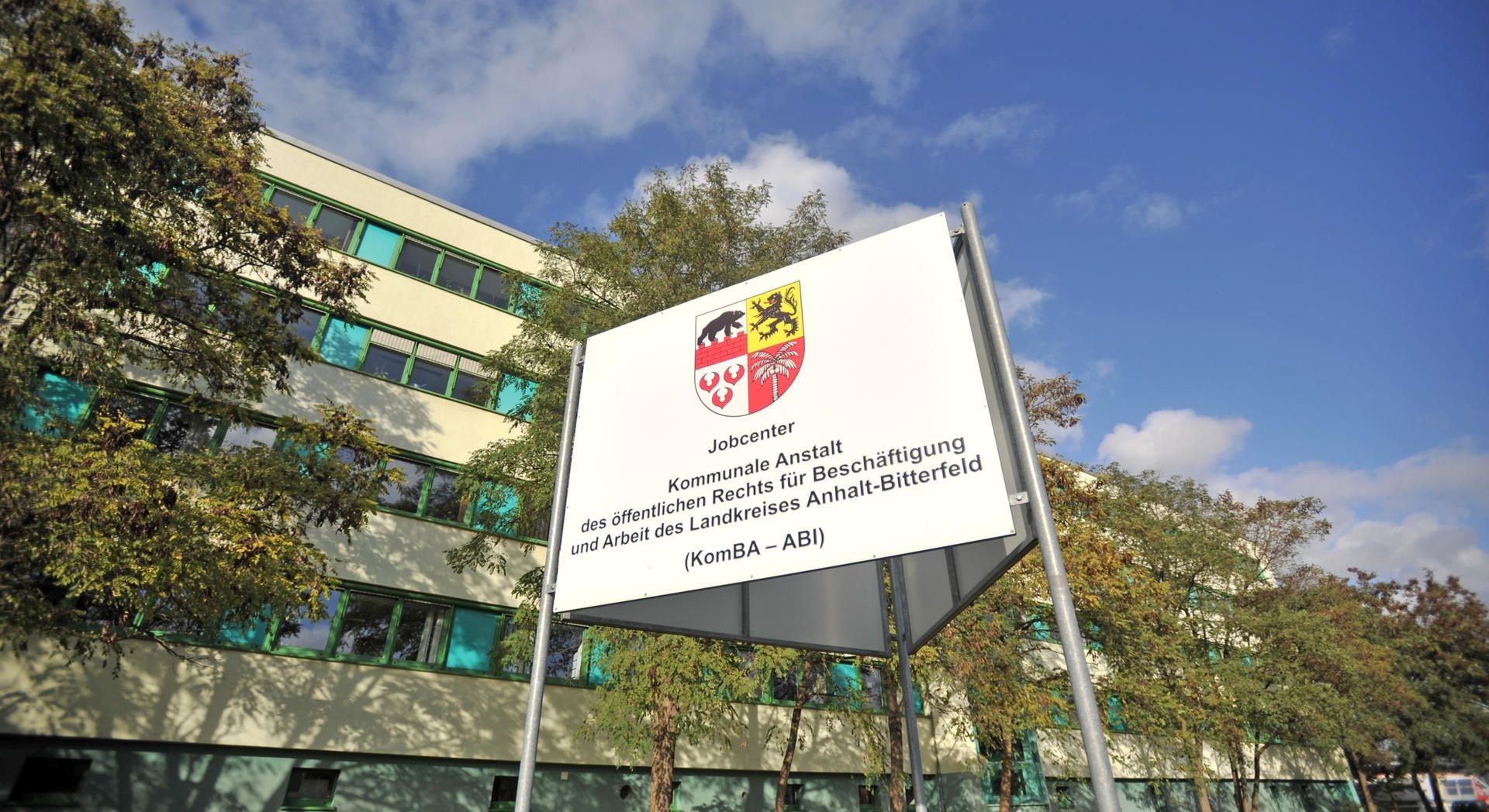 Jobcenter in der Zörbiger Straße in Bitterfeld