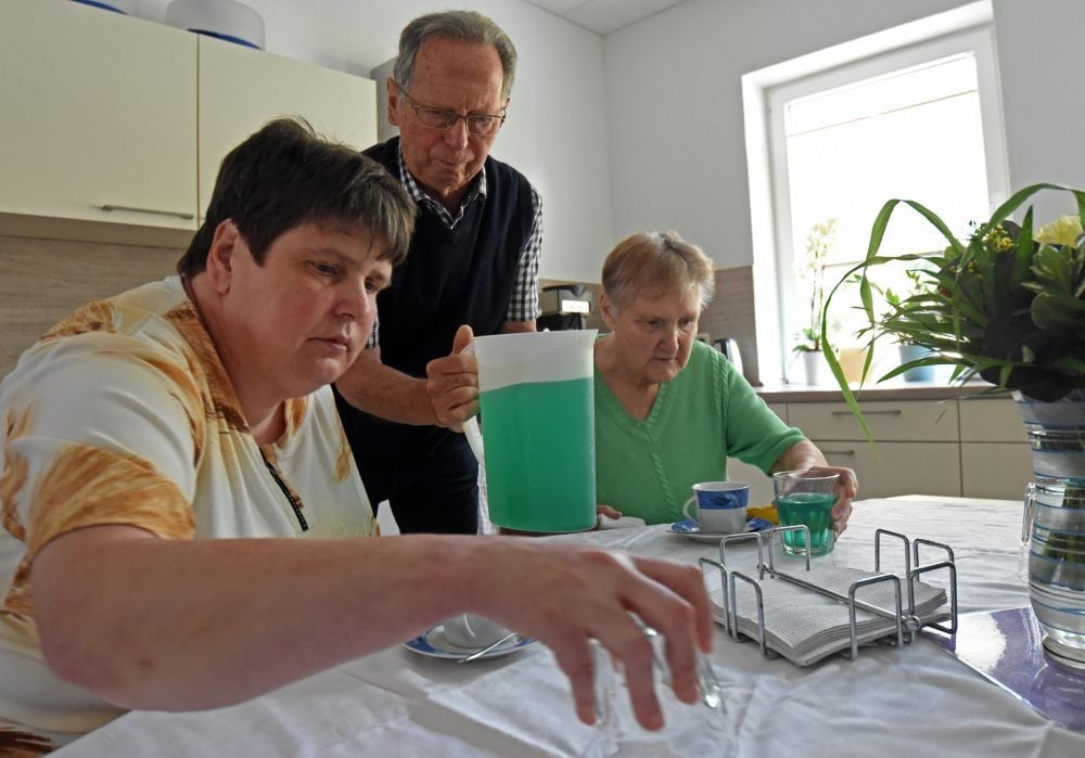Eckart Hosang ist der älteste Bufdi in der Schloß Hoym Stiftung.