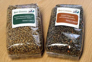 Weitere 2017er Seydaland-Neuheiten: Bio-Dinkel und Bio-Linsen