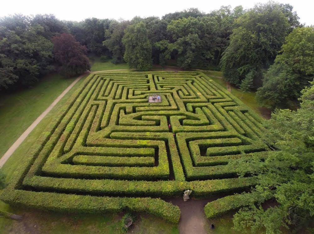 Der Irrgarten von Altjeßnitz.