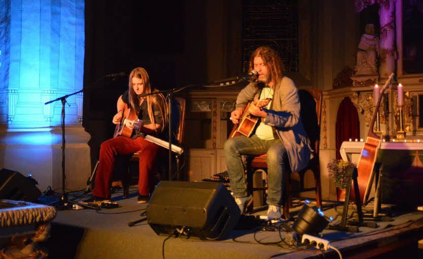 Tino Standhaft (r.) und Norman Daßler in Bad Schmiedeberg.