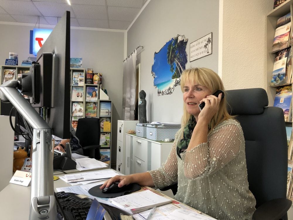 Kerstin Voigt vom Reisebüro Anhalt
