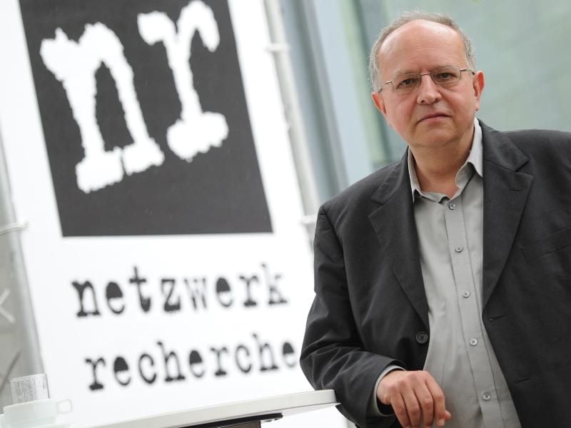 Thomas Leif 2011 in Hamburg. Der SWR-Chefreporter starb im Alter von 58 Jahren. Foto: Christian Charisius