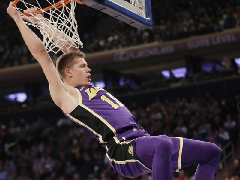 Moritz Wagner steht einem Bericht nach gemeinsam mit Issac Bonga vor einem Wechsel zu den Washington Wizards. Foto: Seth Wenig/AP