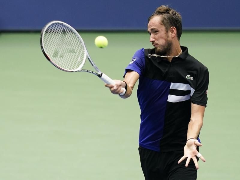 Steht bei den US Open schon wieder im Halbfinale: Der 24-jährige Daniil Medwedew. Foto: Seth Wenig/AP/dpa