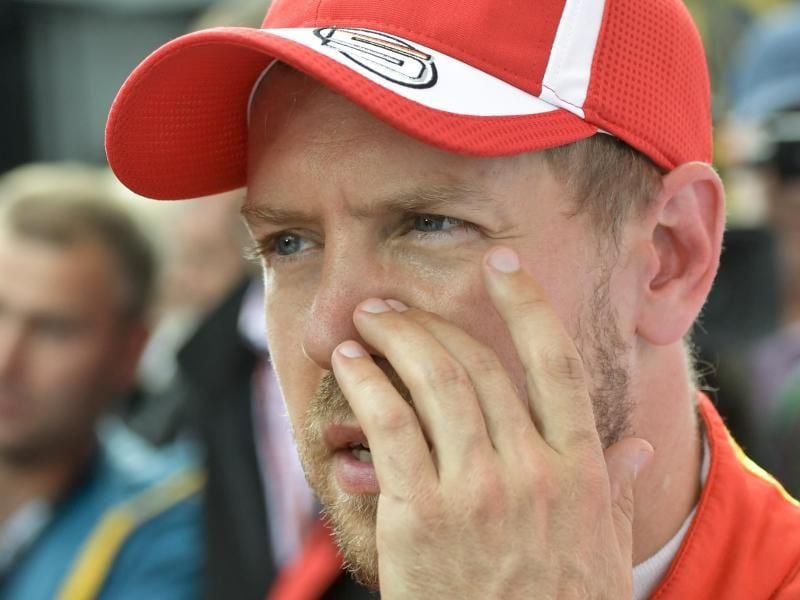 Sebastian Vettel konnte sich im zweiten Training steigern. Foto: Herbert Neubauer/APA