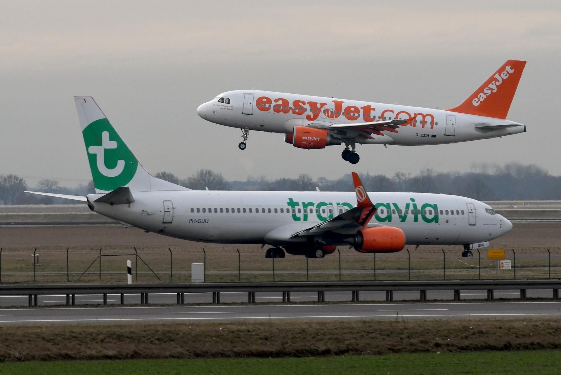 Eine Transavia-Maschine
