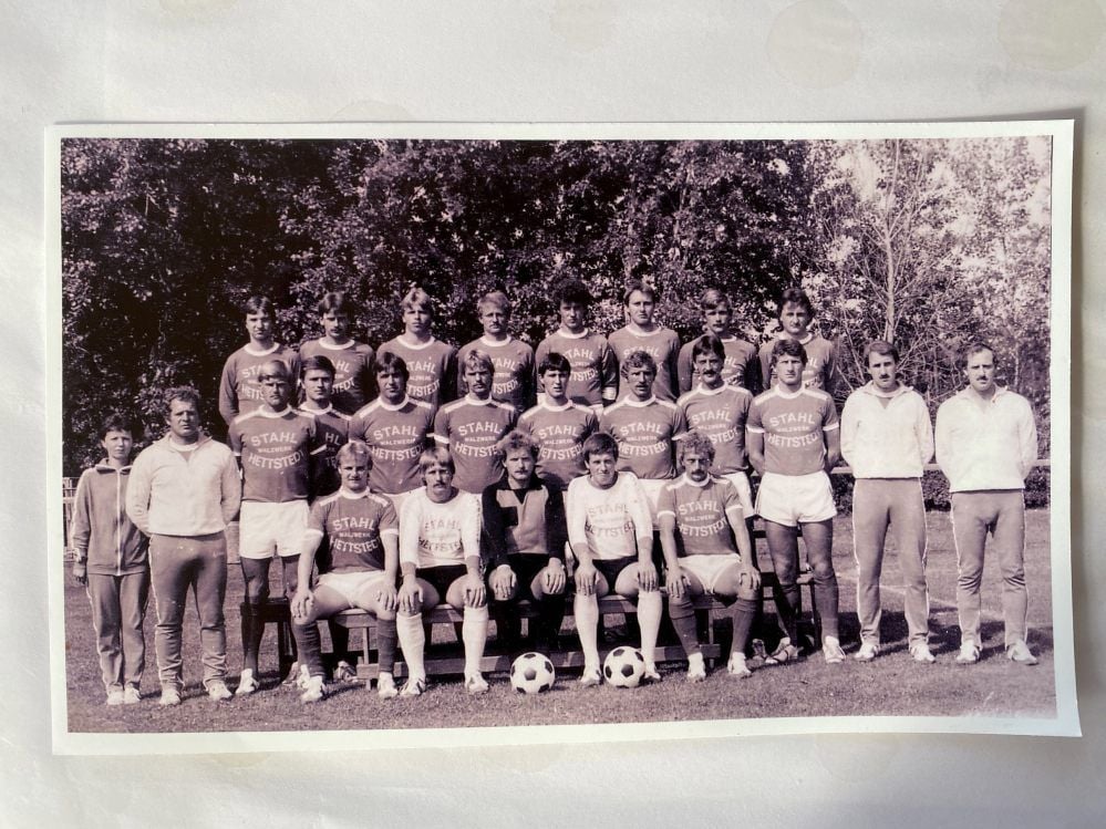 Die Elf von Stahl Walzwerk Hettstedt absolvierte 34 Spiele in der DDR-Liga.